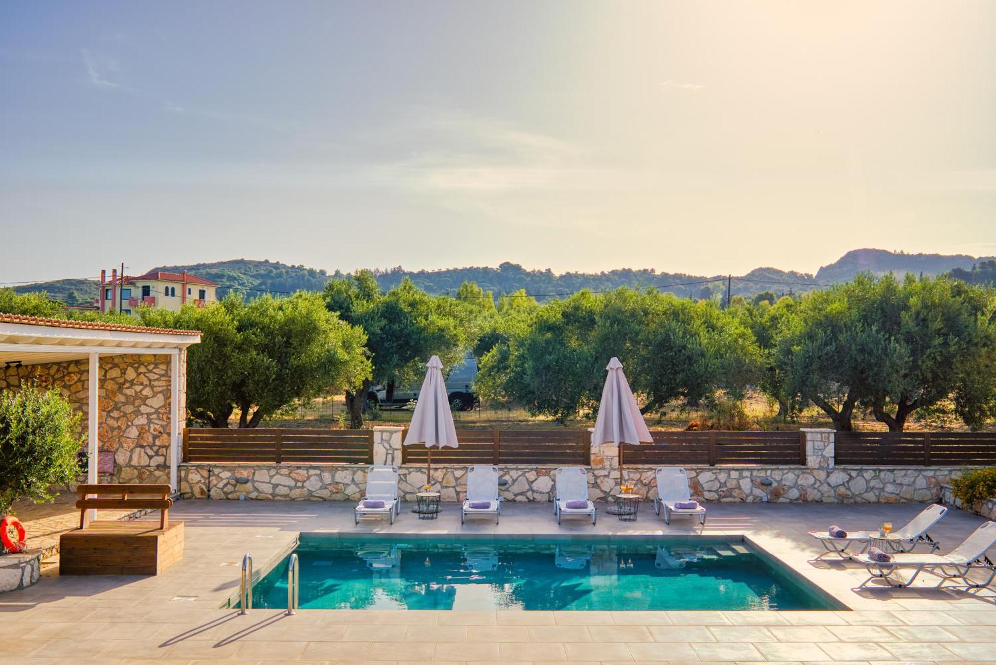Astarte Villas - Astra Private Villas With Pool Vasilikí Kültér fotó